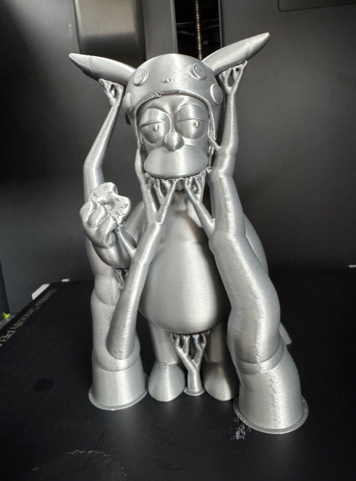 ⚡ Pikachu Homer Crossover Figure – 3D Printed Collectible ⚡