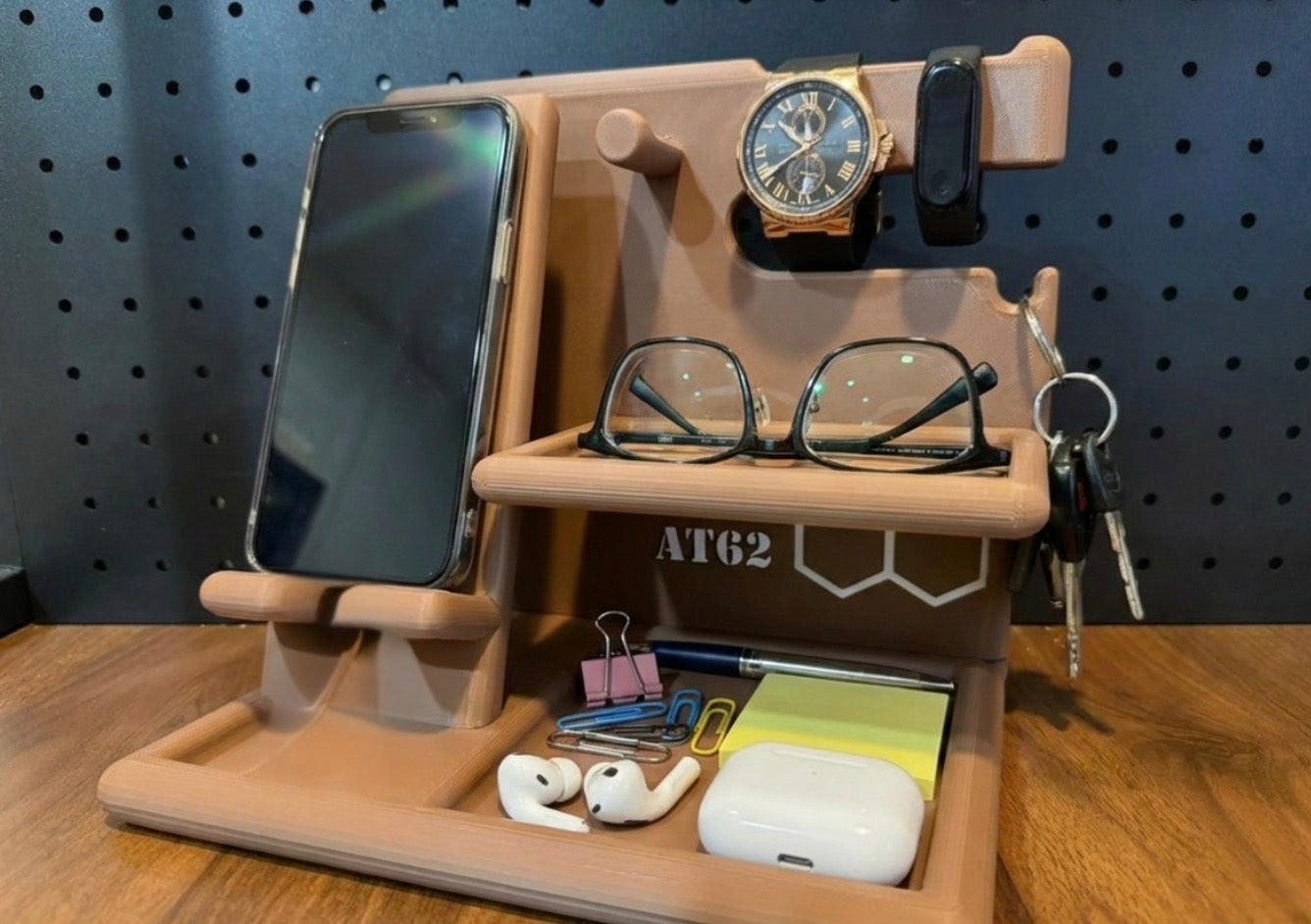 All-In-One Gaming Desk Organizer – 3D Printed Controller, Phone & Accessory Stand