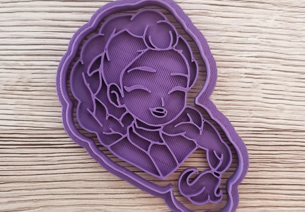 Anime Character Cookie Cutter Set – 3D Printed Baking Tools
