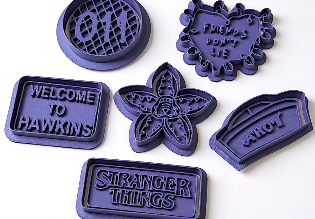 Stranger Things Inspired Cookie Cutter Set – 6 Piece Fan Collection