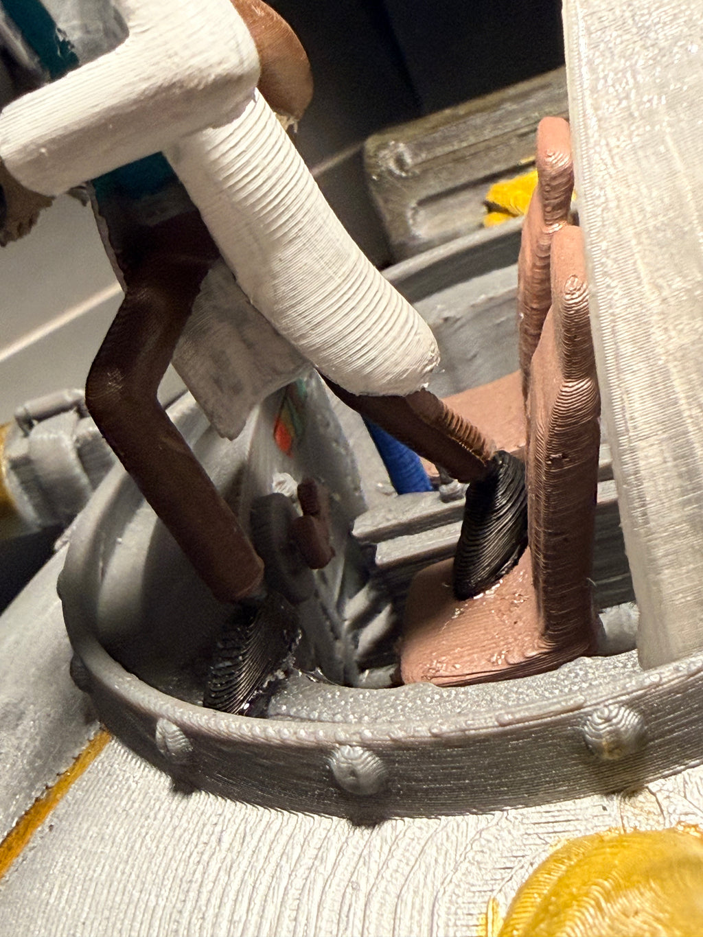 Interdimensional Scientist & Sidekick UFO Display – 3D Printed Collectible (Fan Inspired)